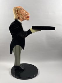 FANCIFUL BUTLER TRAY TABLE Contemporary Height 33.5?. Width 11.5?. Depth 20?.