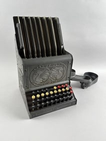 BRANDT JUNIOR AUTOMATIC CASHIER Circa 1930 Height 15".