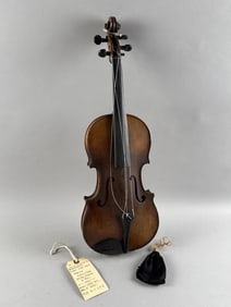 VIOLIN BY ANTONIO NOEL France, 19th Century Length 24".