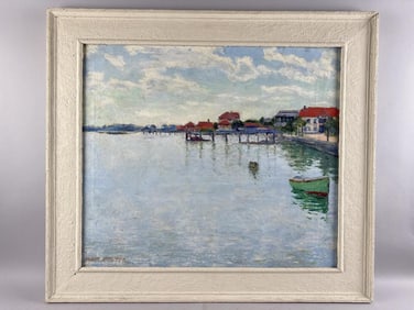 HEINRICH HERMAN R. PFEIFFER (Florida/Massachusetts, 1874-1960), "Water Gap". Likely St. Augustine,