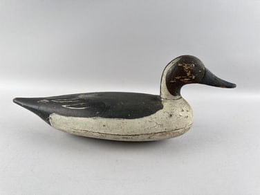 ILLINOIS RIVER PINTAIL DECOY 20th Century Length 17.5".