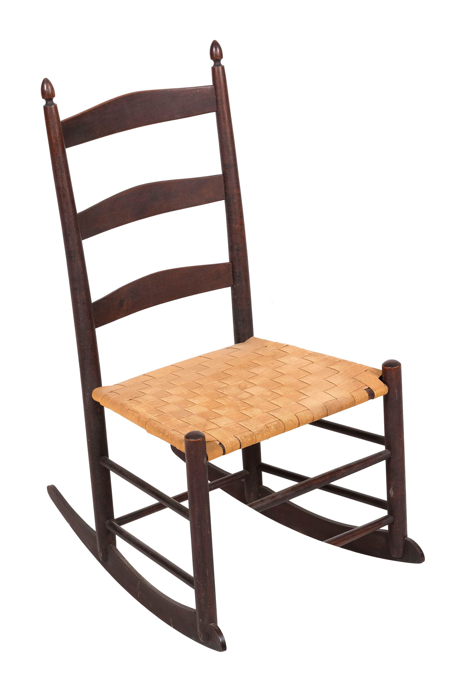 SHAKER CHILD'S ROCKING CHAIR 19th Century Back height 28.5". Seat height 12". (1 of 1)