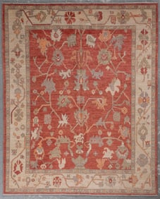 OUSHAK DESIGN RUG: 8'2" X 10'0" 21st Century