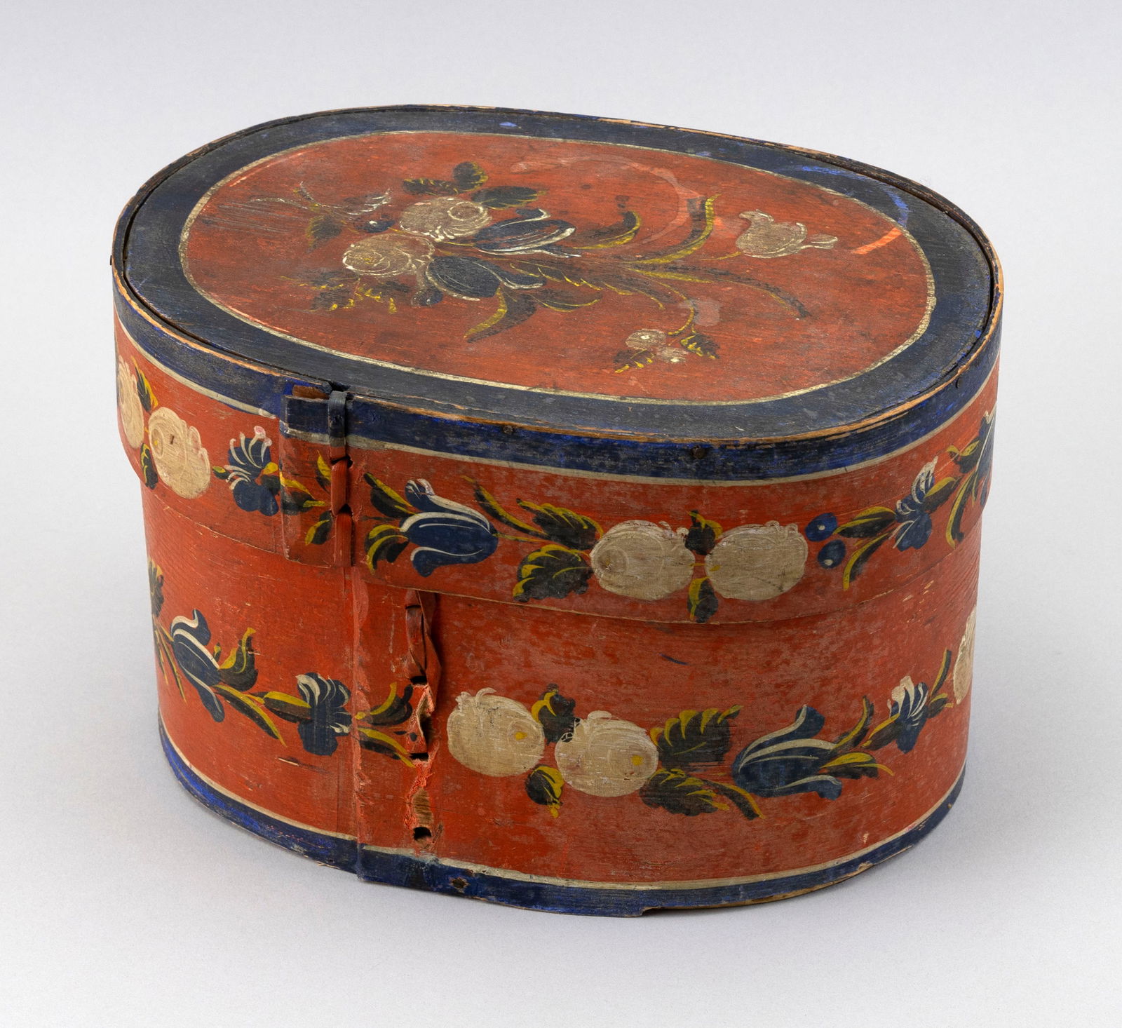 BRIDE'S BOX 19th Century Height 6.5". Length 10". Width 7.5". (1 of 3)