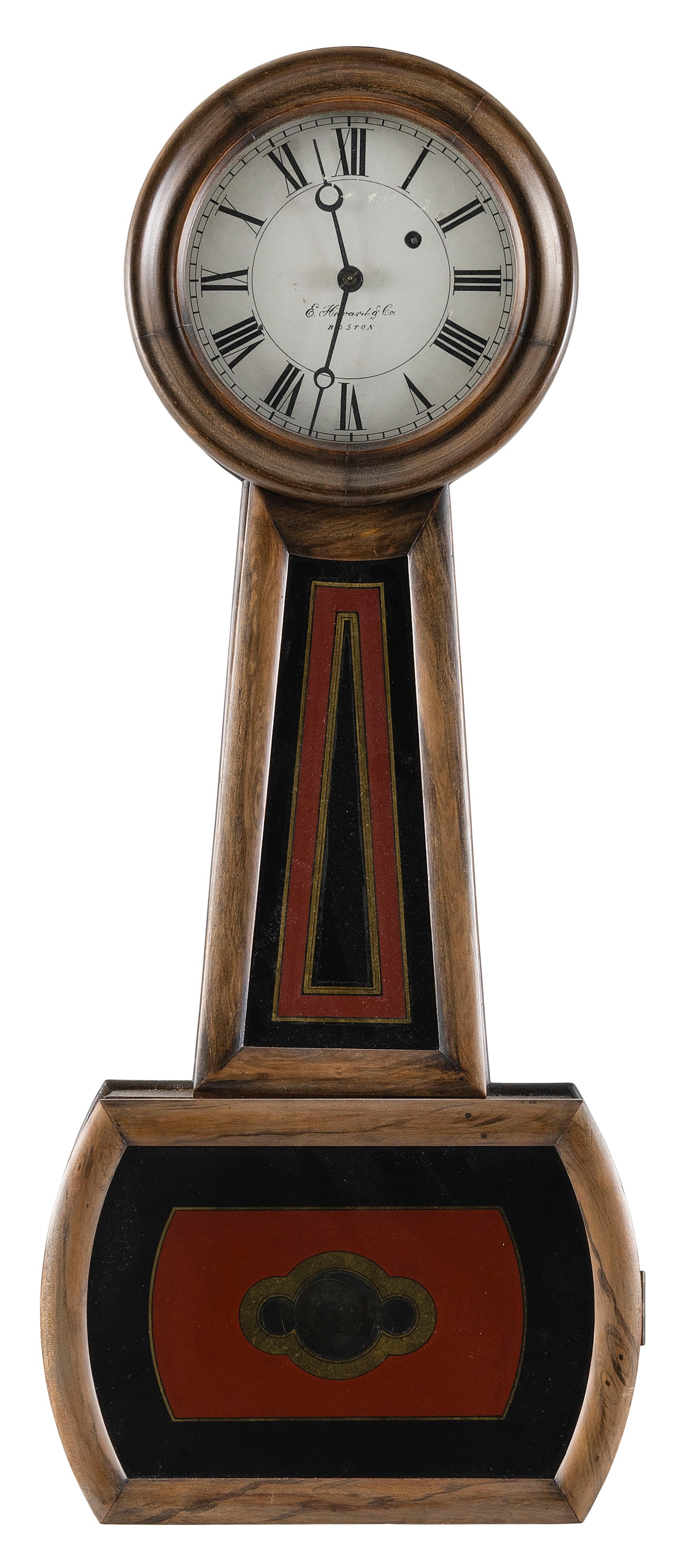 E. HOWARD & CO. BANJO CLOCK Boston, 19th Century Height 29". (1 of 1)