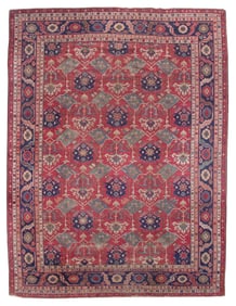 SERAPI DESIGN RUG: 10'1" X 13'7" Second Half of the 20th Century