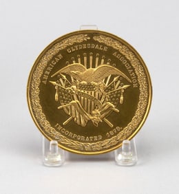 AMERICAN CLYDESDALE ASSOCIATION MEDAL Dated 1892 Diameter 3.5".