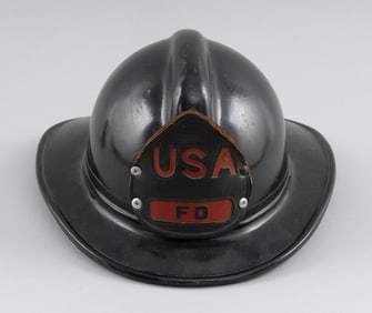 FIRE HELMET 20th Century Length 20".