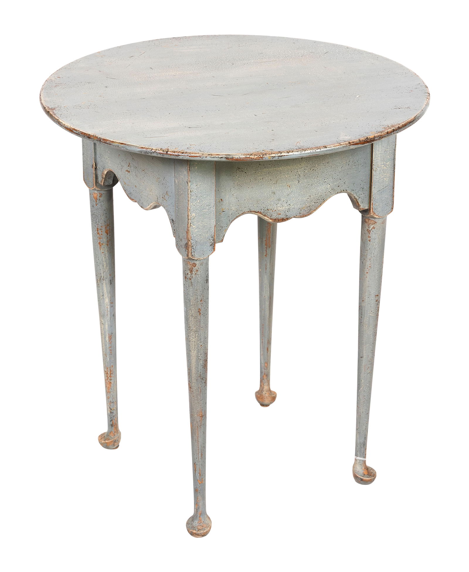 HABERSHAM FURNITURE ANTIQUE REPRODUCTION TAVERN TABLE 20th Century Height 27". Diameter 24". (1 of 1)