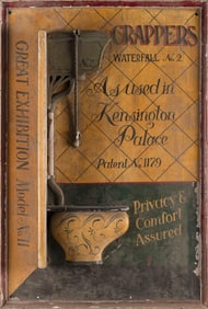 VINTAGE-STYLE TRADE SIGN Contemporary 36" x 24".