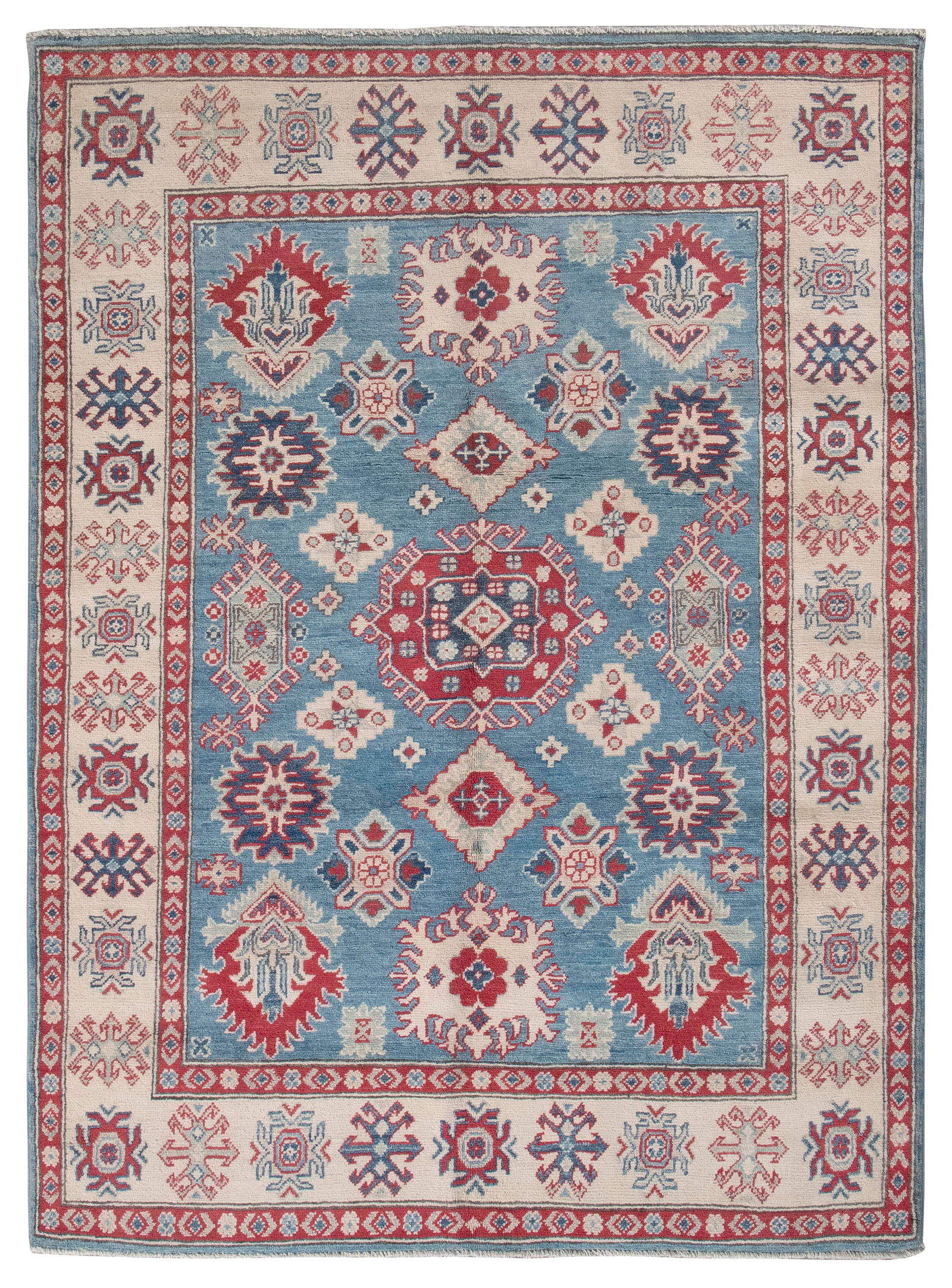 KAZAK DESIGN RUG: 5'0" X 6'3" 21st Century (1 of 1)
