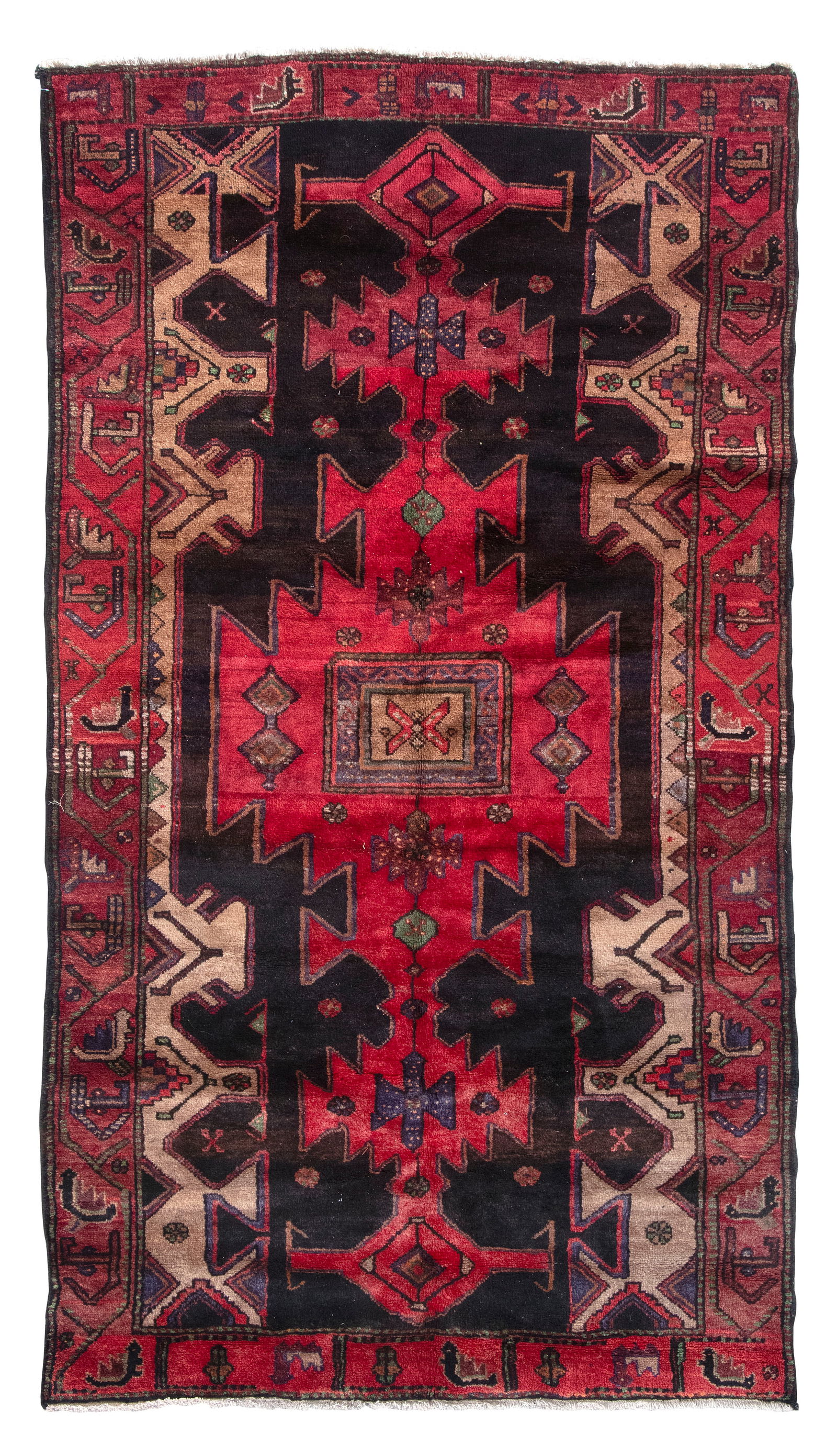 NORTHWEST PERSIAN RUG: 4'5" X 7'10" Late 20th Century (1 of 2)