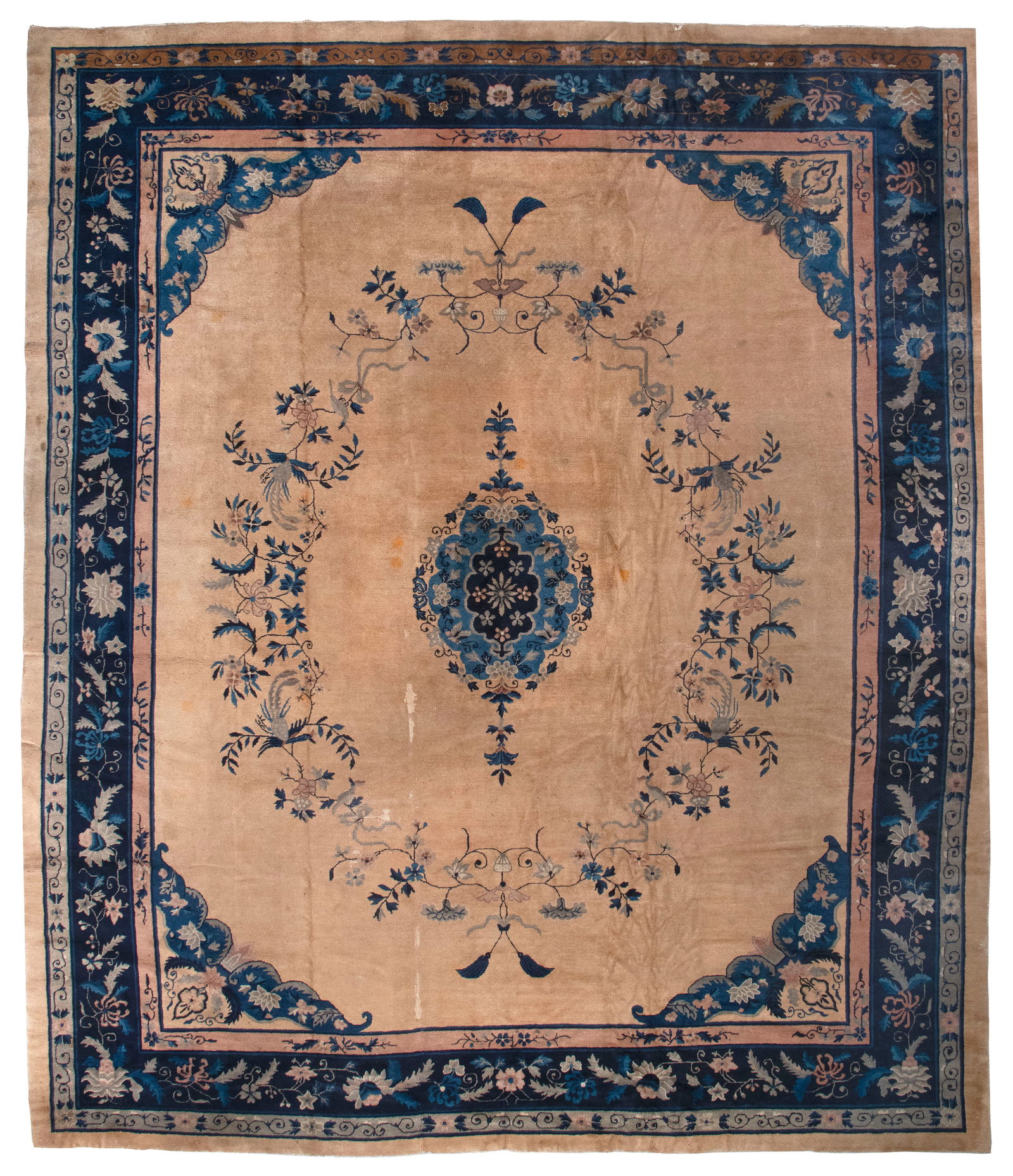 CHINESE RUG: 12'2" X 14'4" Early 20th Century (1 of 1)
