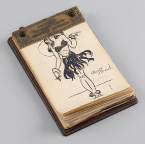 WORLD WAR II SKETCH PAD Circa 1940 8" x 5".