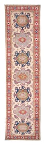 KAZAK DESIGN RUG: 2'7" X 9'9" 21st Century