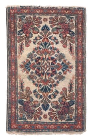 HAMADAN RUG: 1'11" X 3'1" Mid-20th Century
