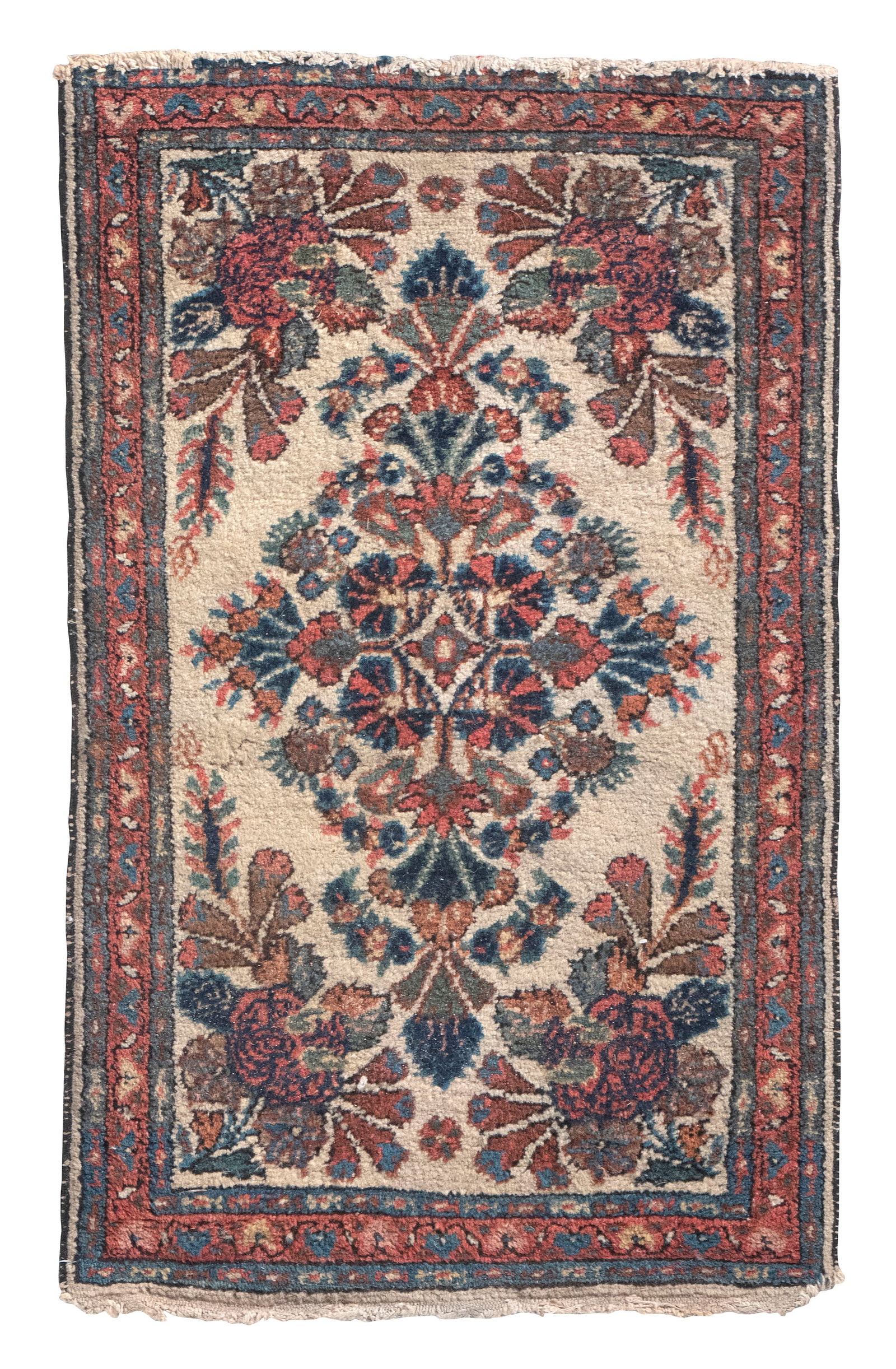 HAMADAN RUG: 1'11" X 3'1" Mid-20th Century (1 of 1)