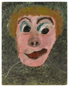 ATTRIBUTED TO JON SERL (California, 1898-1993), "Miss Piggy"., Oil on board, 20" x 16". Unframed.