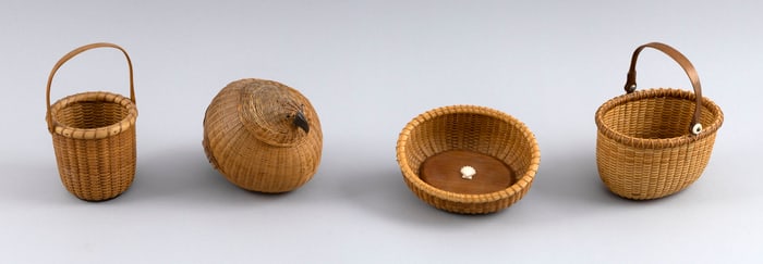 FOUR BASKETS Contemporary Heights from 2.25" to 5".