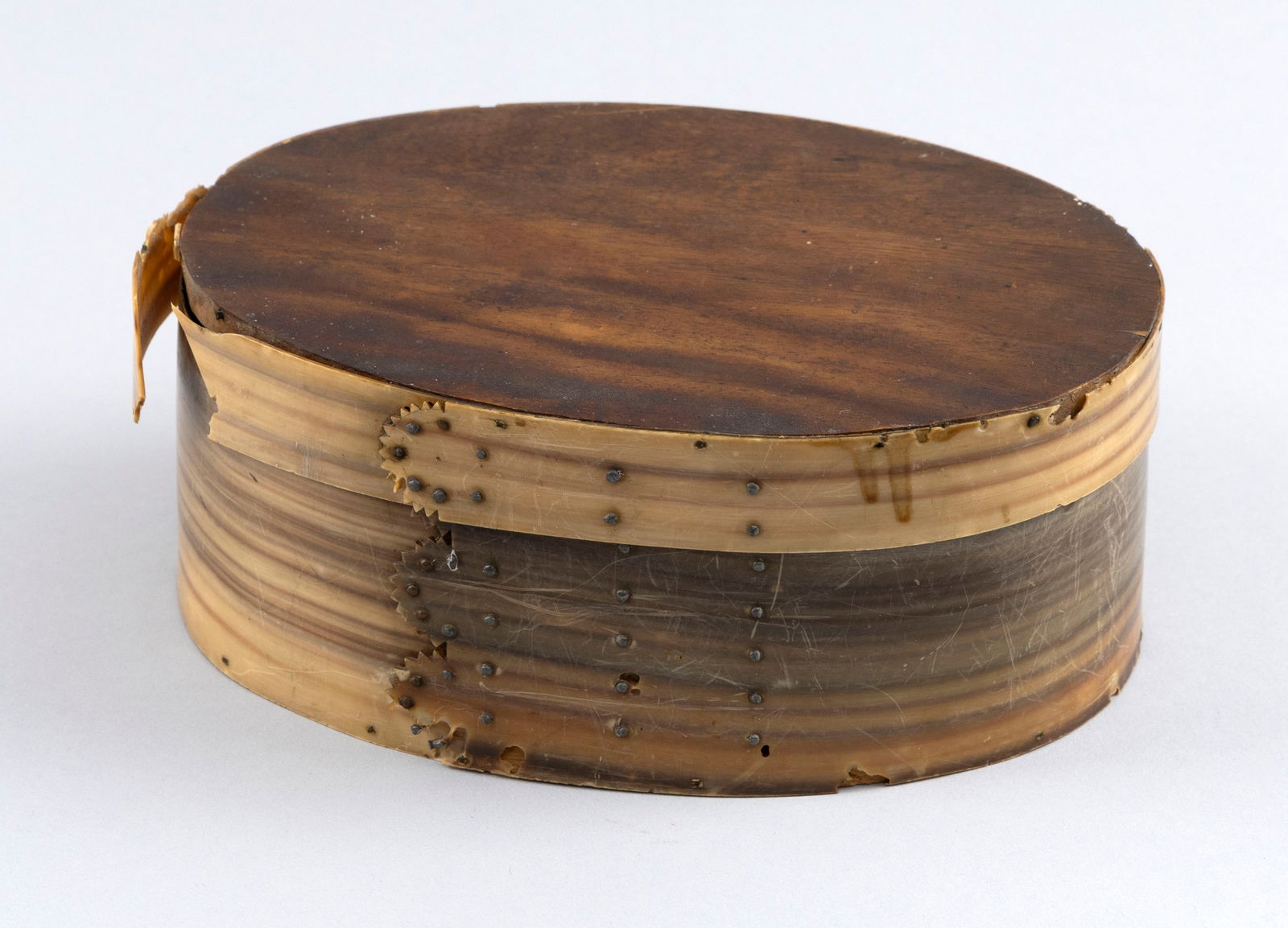 BALEEN DITTY BOX 19th Century Height 3". Length 7.75". Width 5.75". (1 of 3)