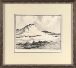 GORDON HOPE GRANT (New York/California/United Kingdom, 1875-1962), "Crested Dune", 1947.,