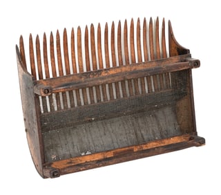 CRANBERRY SCOOP Early 20th Century Length 22".