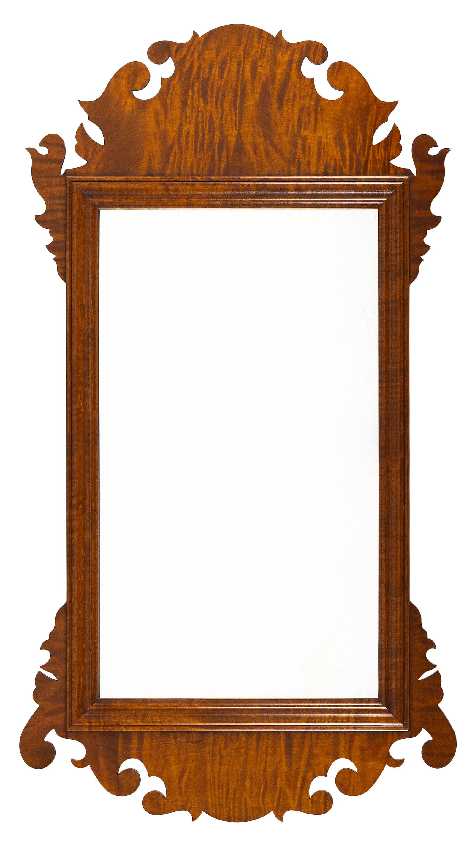 ELDRED WHEELER CHIPPENDALE-STYLE MIRROR Massachusetts, 20th Century Height 37". Width 20.5". (1 of 1)