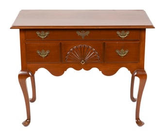 ELDRED WHEELER CHERRY LOWBOY Massachusetts, 20th Century Height 21". Width 38". Depth 20".