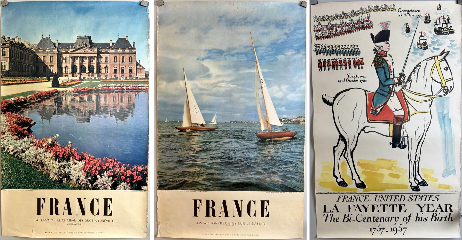 THREE FRENCH MID-CENTURY POSTERS 20th Century (1 of 7)