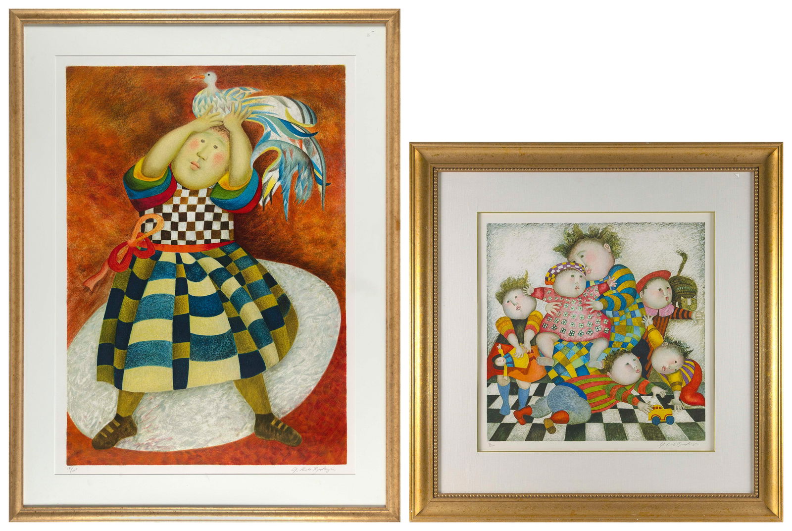 GRACIELA RODO BOULANGER (Bolivia/France, 1935-), Two figural views (1 of 5)