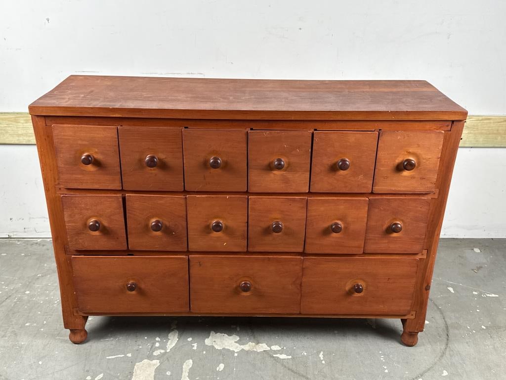 ARTIST'S STORAGE CABINET Contemporary Height 33". Width 43". Depth 15.5". (1 of 6)