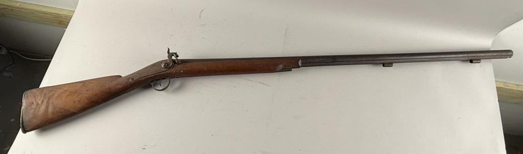 PERCUSSION FOWLING GUN 19th Century Total length 57.5". (1 of 6)