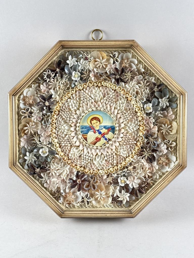 SAILOR'S VALENTINE Contemporary 15" x 15". (1 of 3)