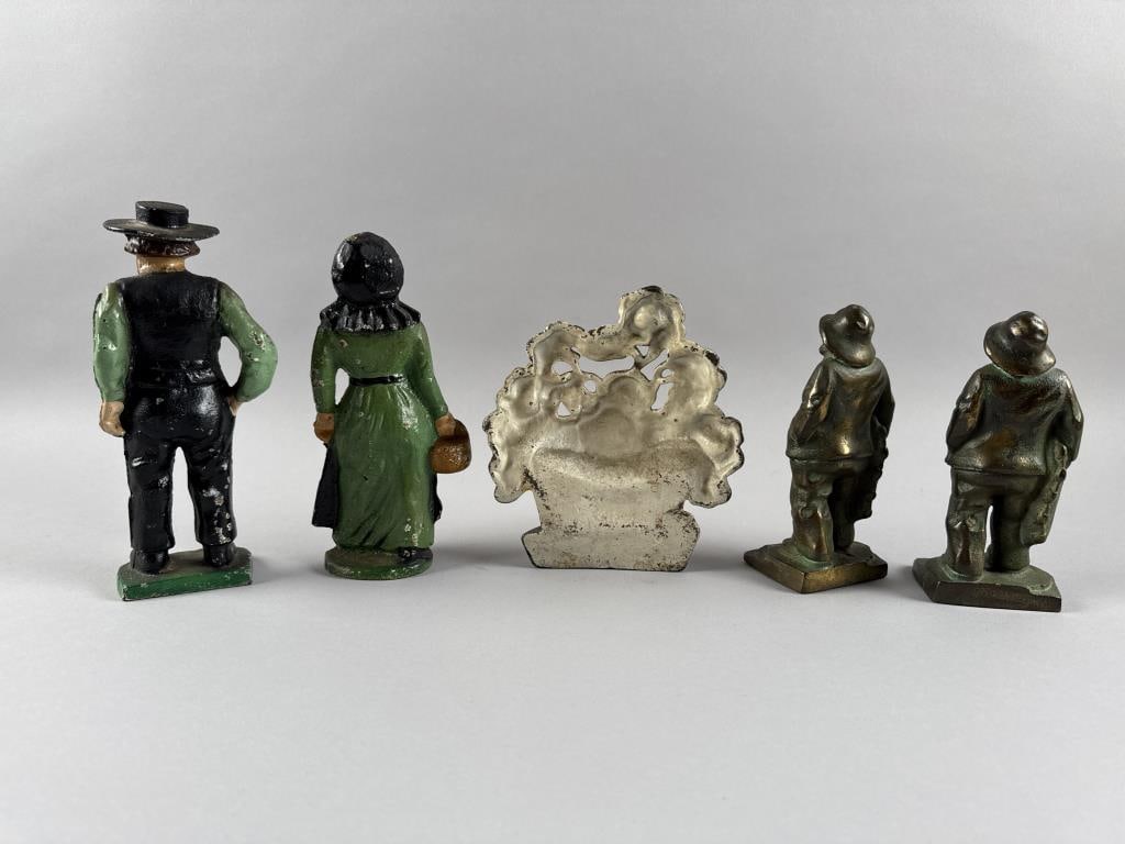 FIVE BOOKENDS AND DOORSTOPS Early to Mid-20th Century (1 of 3)