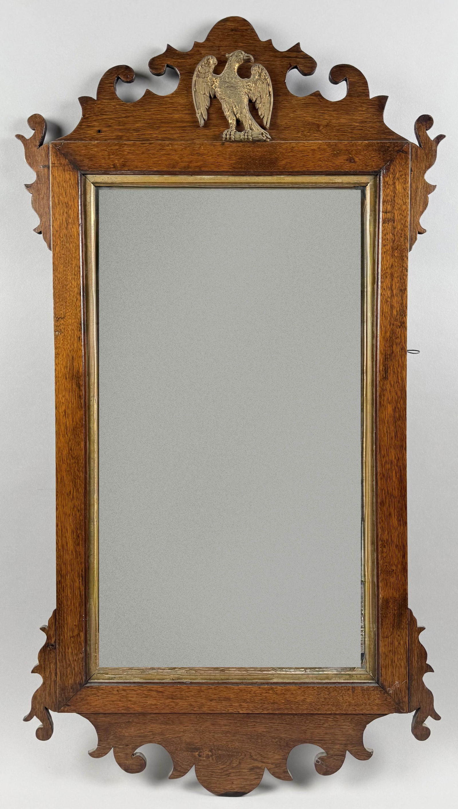 CHIPPENDALE MIRROR 19th Century Height 42". Width 24". (1 of 3)