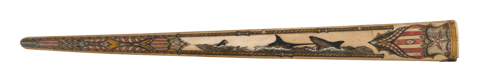 DECORATED SWORDFISH BILL WITH PRESENTATION INSCRIPTION 20th Century Length 28". (1 of 3)