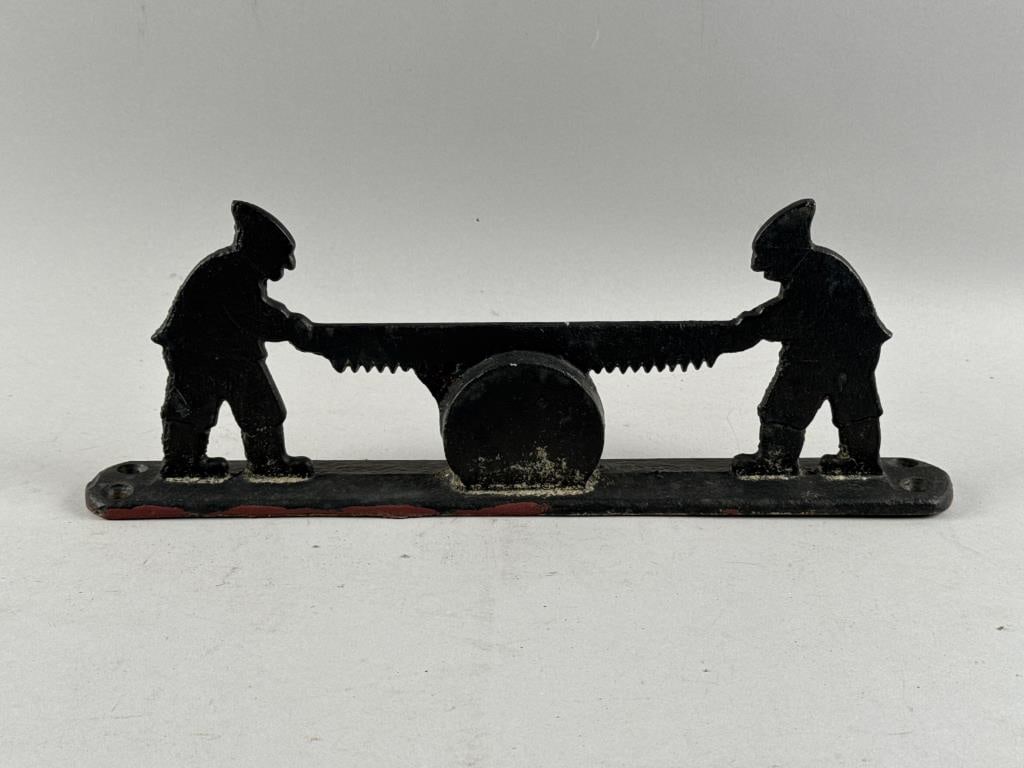 CAST IRON BOOT SCRAPER Late 19th/Early 20th Century Height 6". Width 16.5". Depth 2". (1 of 2)