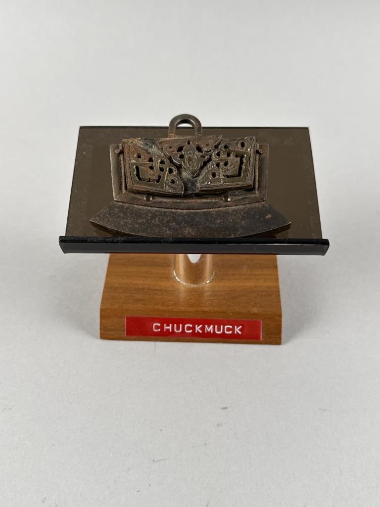 TIBETAN CHUCKMUCK FIRE STARTER Height 2.5". Width 3". (1 of 3)