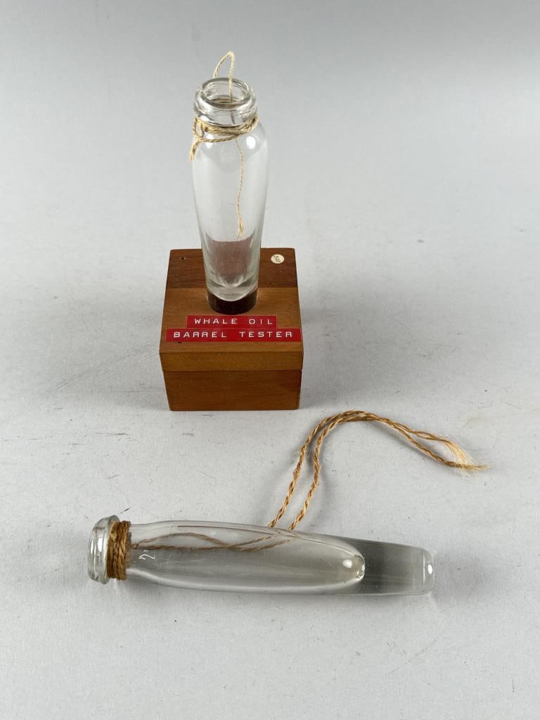 WHALE OIL BARREL TESTER 19th Century Height 5.75". (1 of 4)