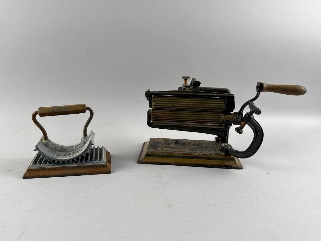 TWO LAUNDRY ITEMS Mid-19th Century (1 of 5)