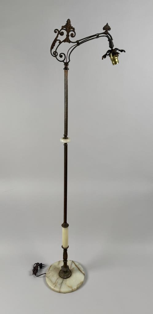 FLOOR LAMP 20th Century Height 59.75". (1 of 4)