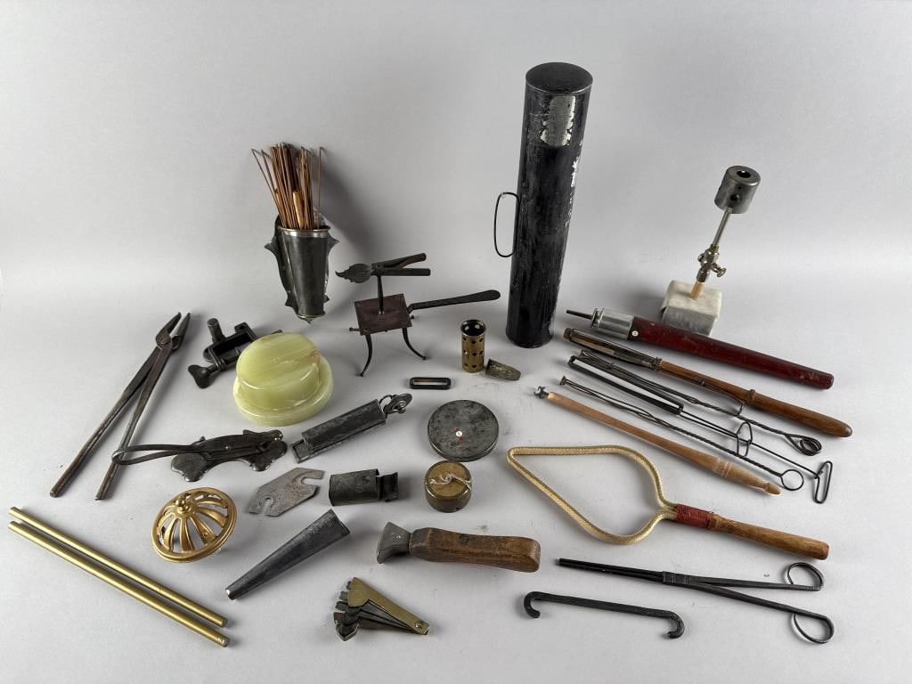 ASSORTED LIGHTING IMPLEMENTS 19th Century (1 of 5)