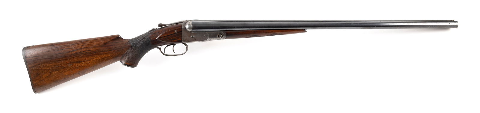 * PARKER V SIDE-BY-SIDE SHOTGUN 20th Century Length of pull 14.25". Length of barrels 26". Total: * PARKER V SIDE-BY-SIDE SHOTGUN20th Century16-ga., Serial #146298.* This gun will only be delivered to holders of a Federal Firearms Dealer's License. Please be aware of license requirements and deliv