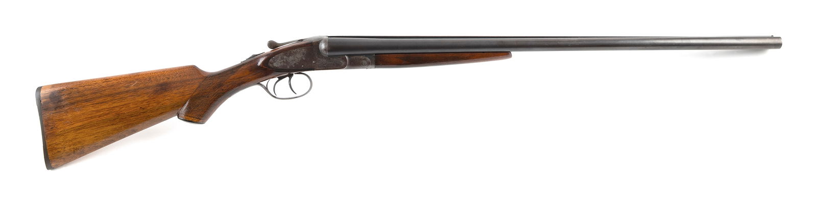 * L.C. SMITH FIELD GRADE SIDE-BY-SIDE SHOTGUN 20th Century Length of pull 14.25". Length of barrel: * L.C. SMITH FIELD GRADE SIDE-BY-SIDE SHOTGUN20th Century16-ga., Serial #84846.* This gun will only be delivered to holders of a Federal Firearms Dealer's License. Please be aware of license requireme