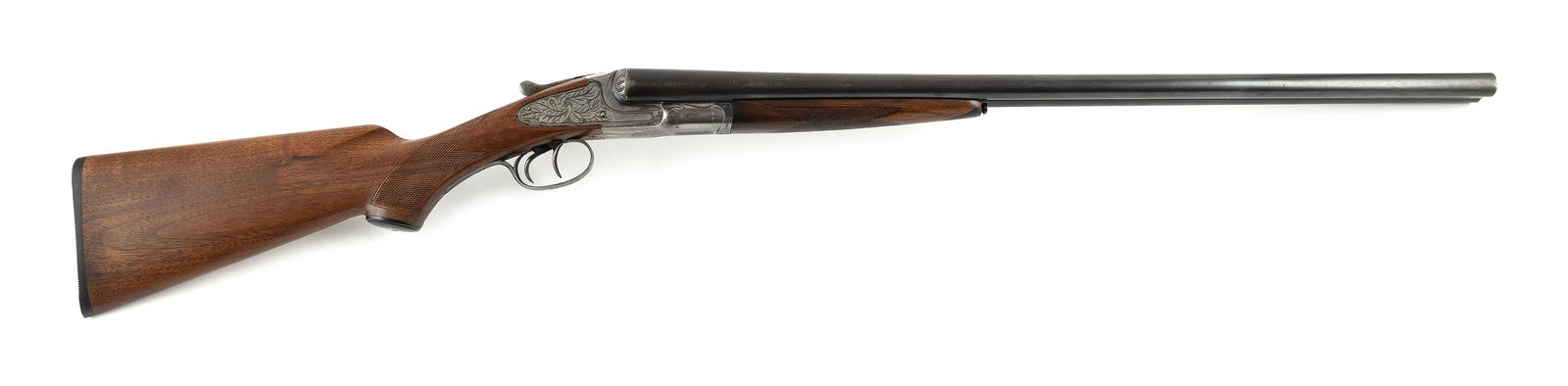 * L.C. SMITH IDEAL GRADE SIDE-BY-SIDE SHOTGUN 20th Century Length of pull 14". Length of barrels: * L.C. SMITH IDEAL GRADE SIDE-BY-SIDE SHOTGUN20th Century12-ga., Serial #347335.* This gun will only be delivered to holders of a Federal Firearms Dealer's License. Please be aware of license requirem