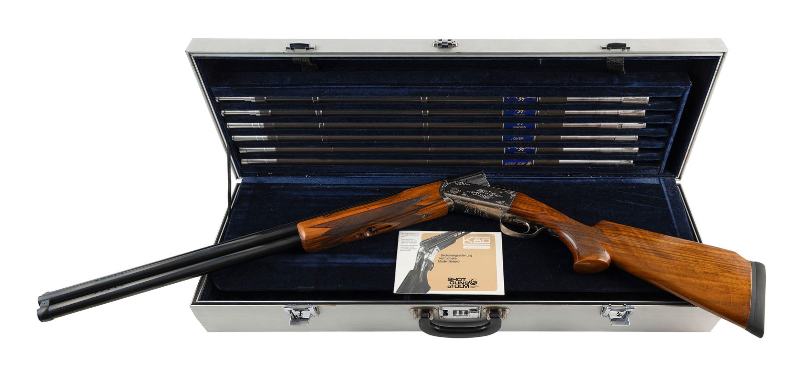 * KRIEGHOFF K80 OVER-UNDER SHOTGUN AND KOLAR SUB-GAUGE TUBE SET Contemporary Length of pull 14.5". (1 of 1)