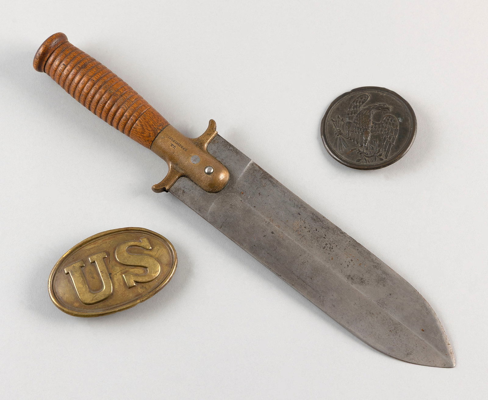 U.S. MODEL 1880 SPRINGFIELD ENTRENCHING TOOL 19th Century Tool length 13". (1 of 2)