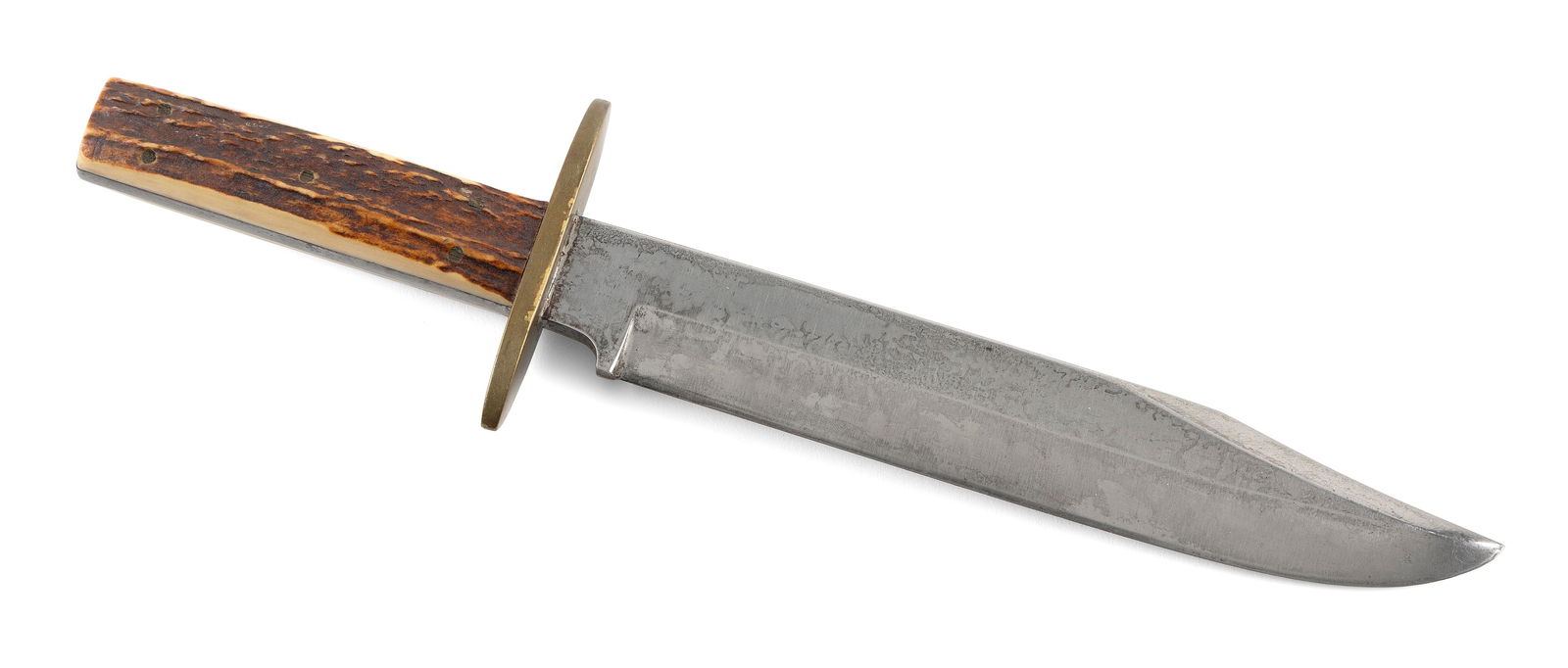LARGE BOWIE-STYLE KNIFE 19th/20th Century Length 14". (1 of 1)