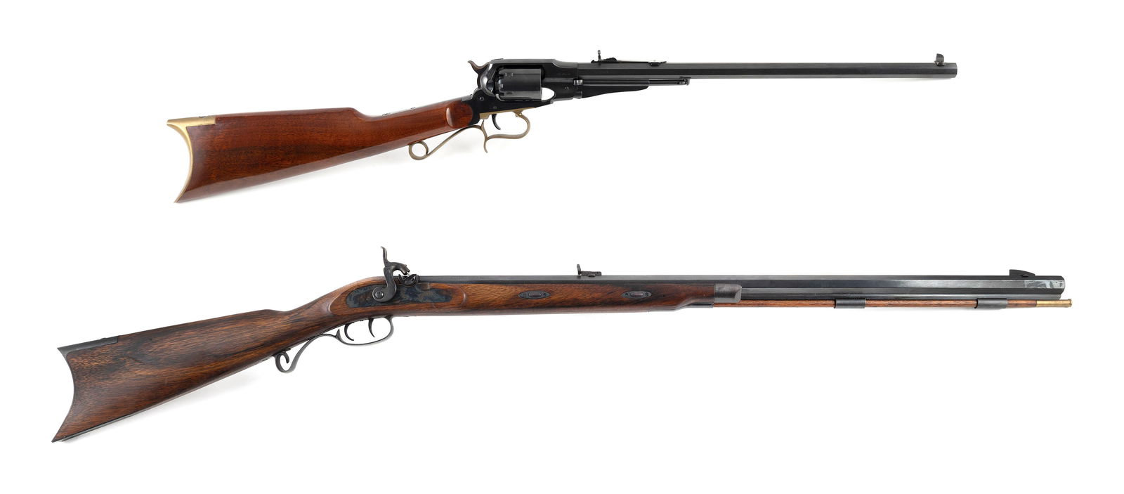 * TWO ITALIAN BLACK POWDER GUNS 20th Century (1 of 5)