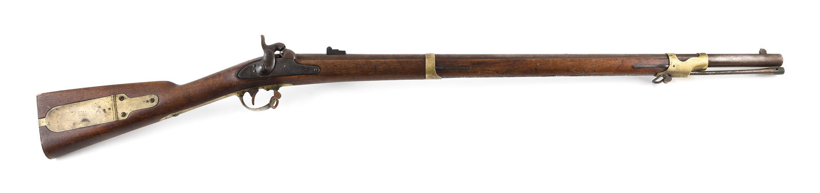 ROBBINS, KENDALL & LAWRENCE U.S. CONTRACT MODEL 1841 PERCUSSION MUSKET 19th Century Length of barrel (1 of 2)